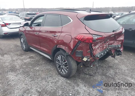 2020 Hyundai Tucson Ultimate из США, поврежденный, VIN KM8J3CAL3LU181013